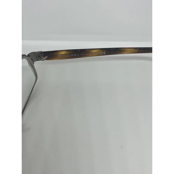 Bvlgari Eyeglasses Brown Silver Color 278-B 53-16 For Unisex USED Made In Italy - Picture 4 of 7